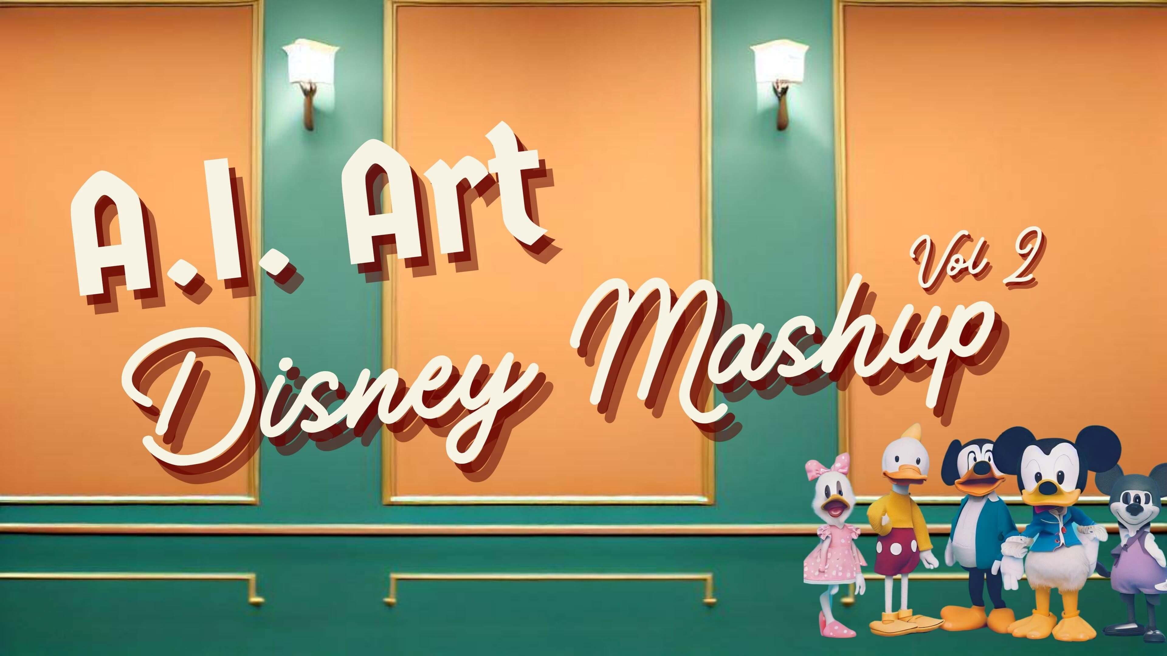A.I. Art: Disney Mashup Volume 2