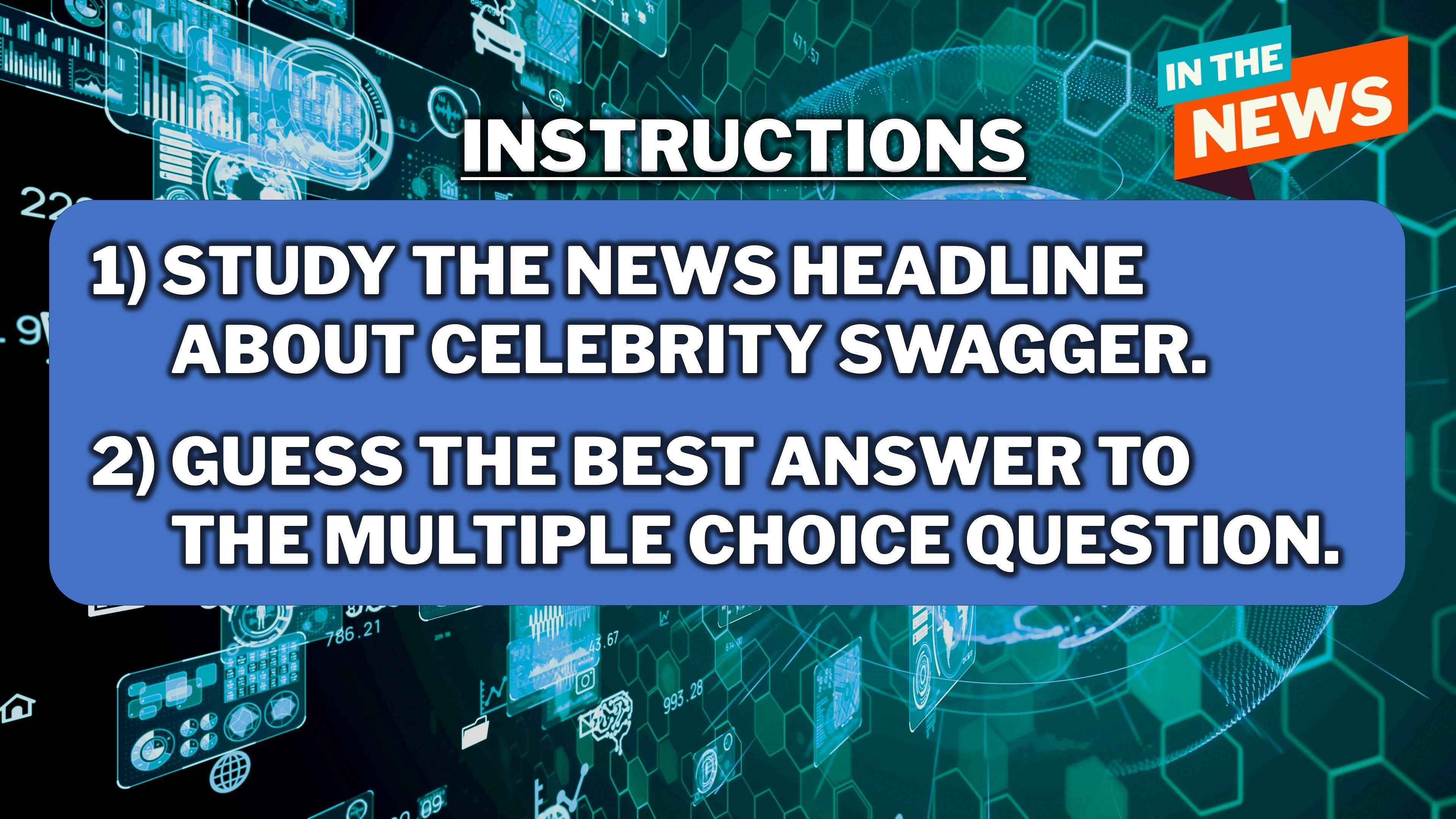 In The News: Celebrity Swagger