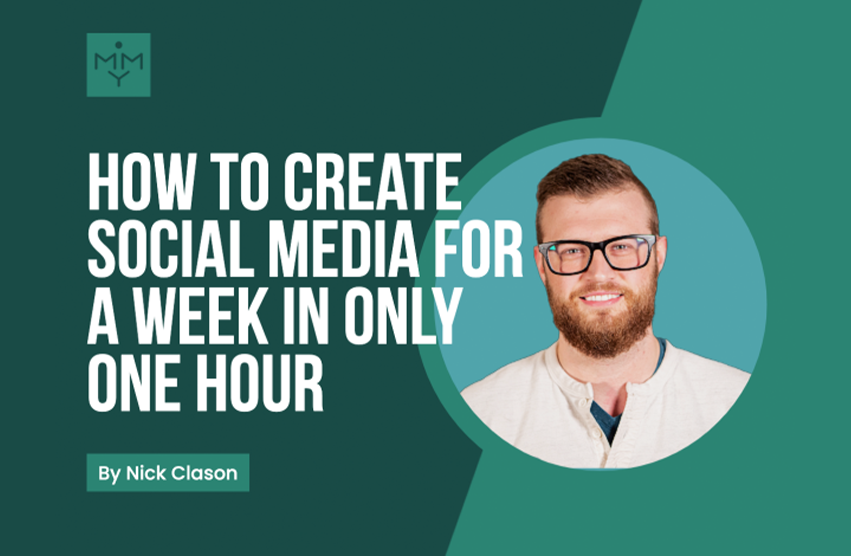 [Look Video] How To Create Social Media For A Week In Only One Hour