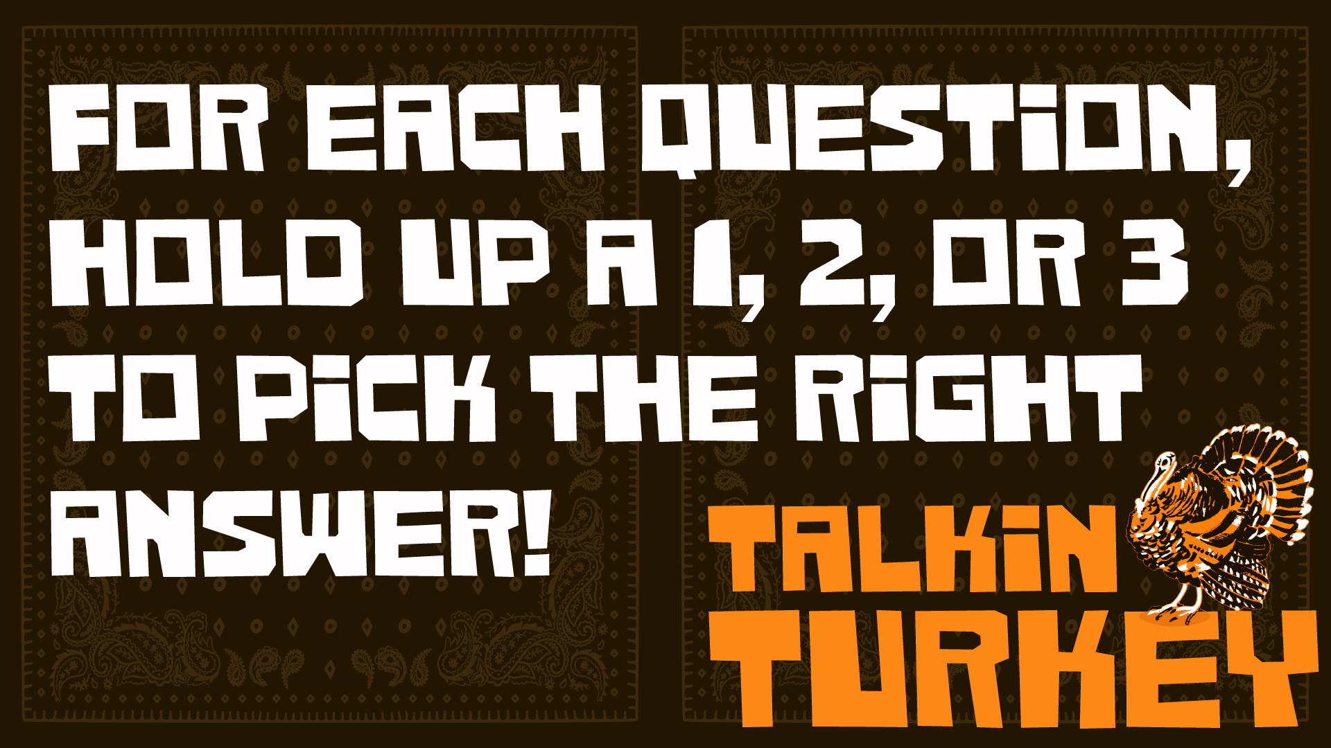 TALKIN TURKEY