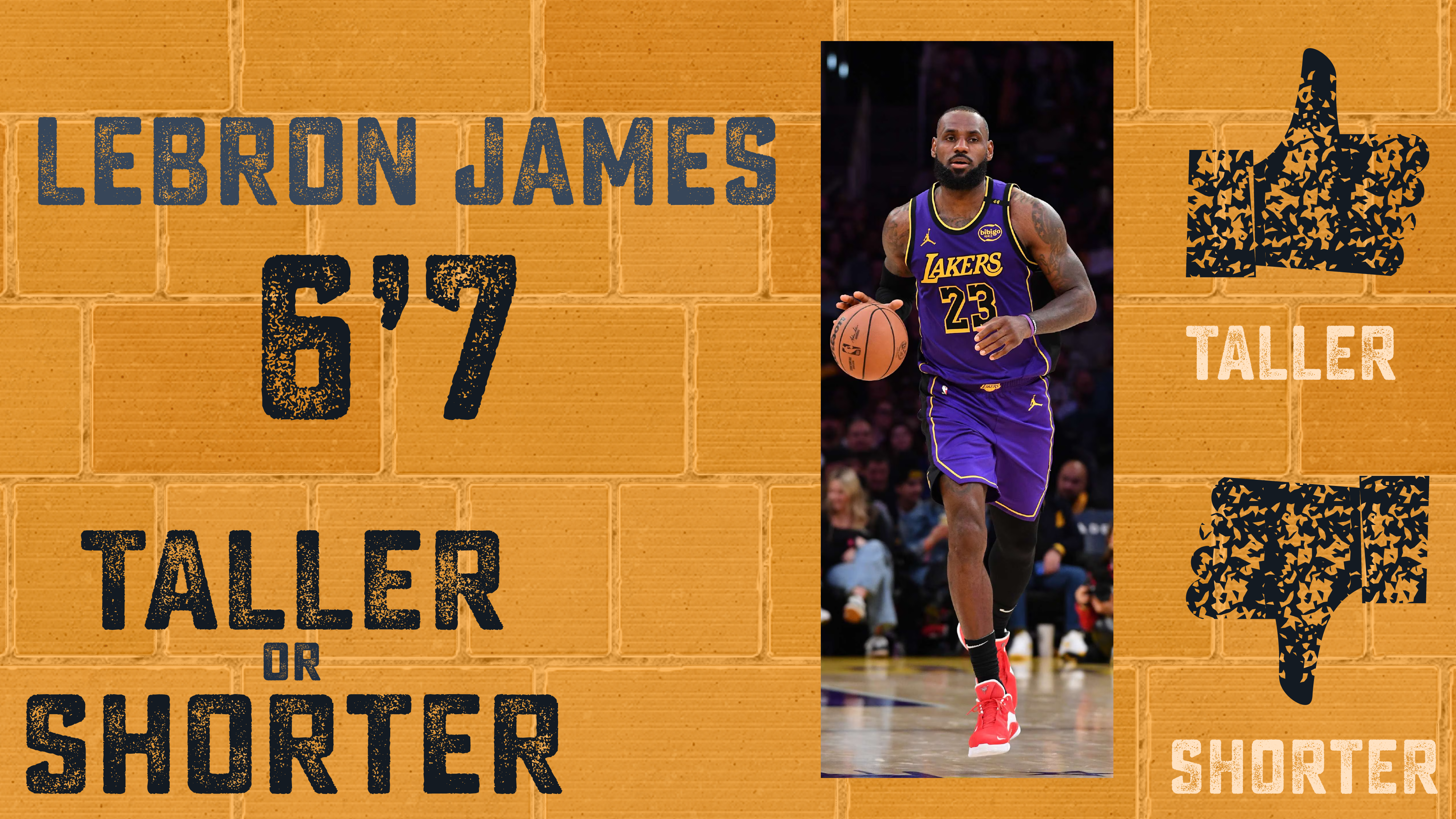 Taller Or Shorter - Athlete Edition