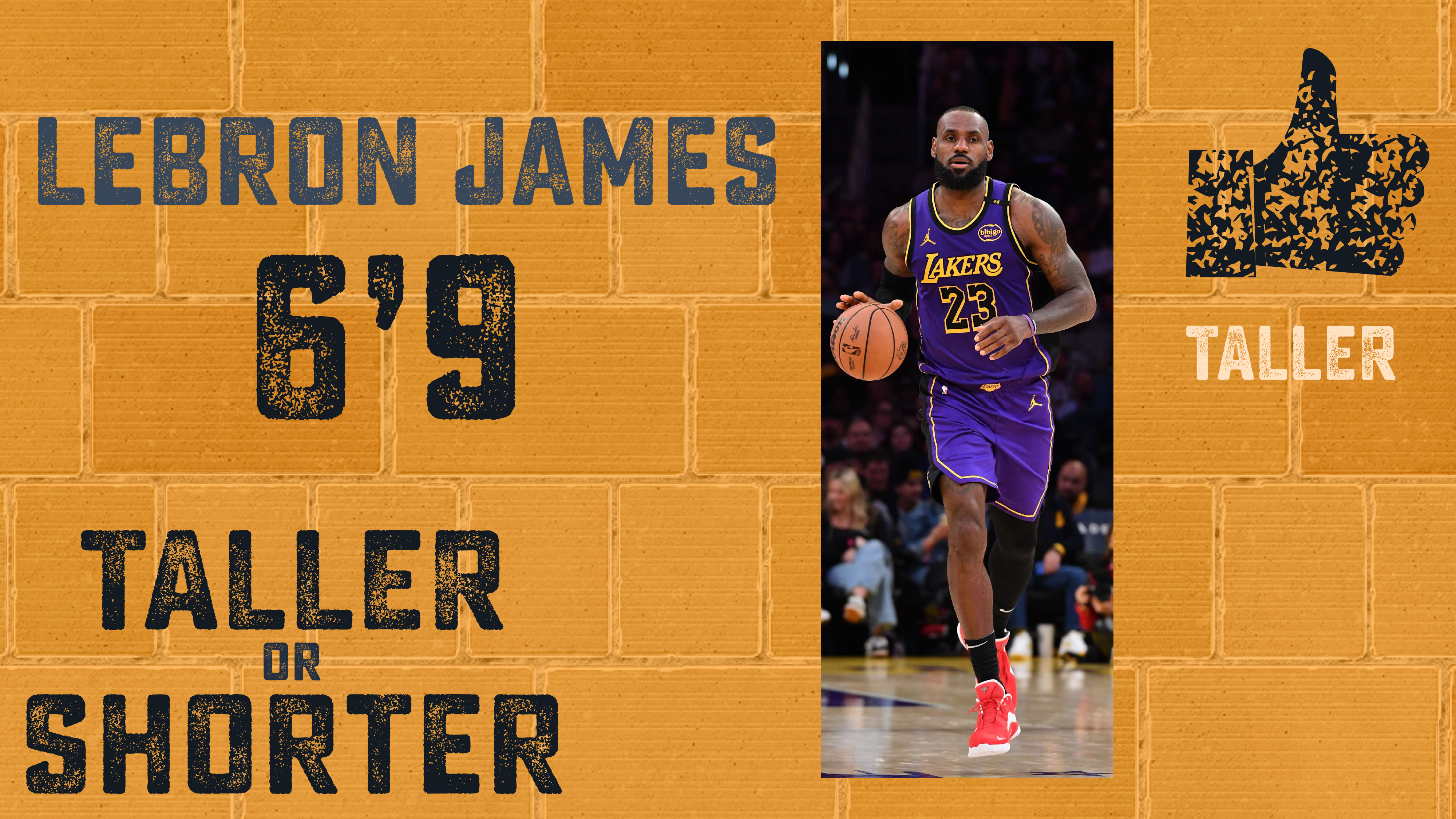 Taller Or Shorter - Athlete Edition