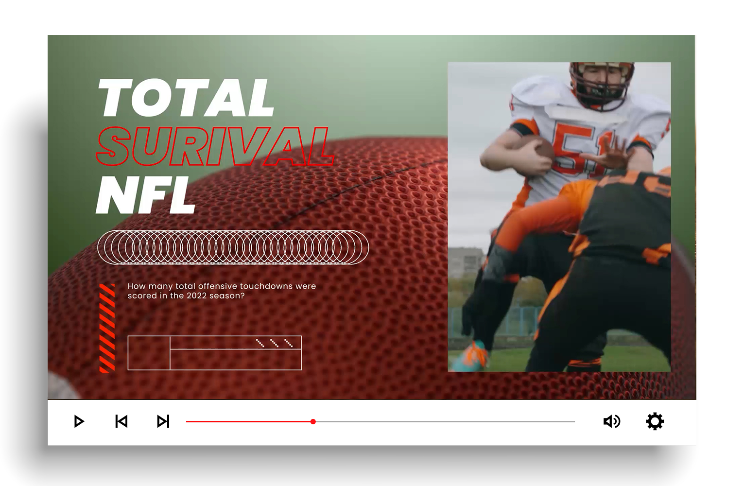 Total Survival - NFL Edition