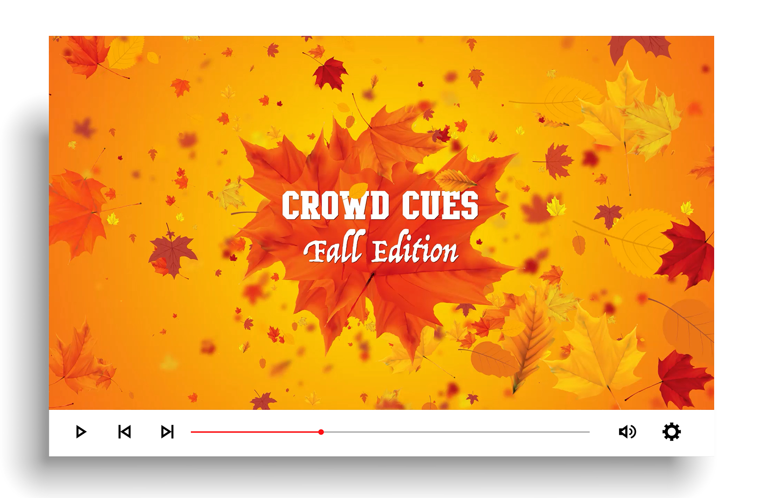 Crowd Cues - Fall Edition