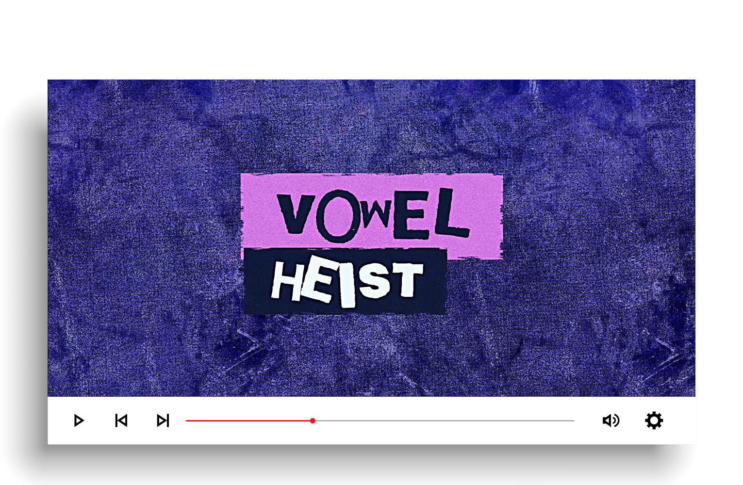 Vowel Heist
