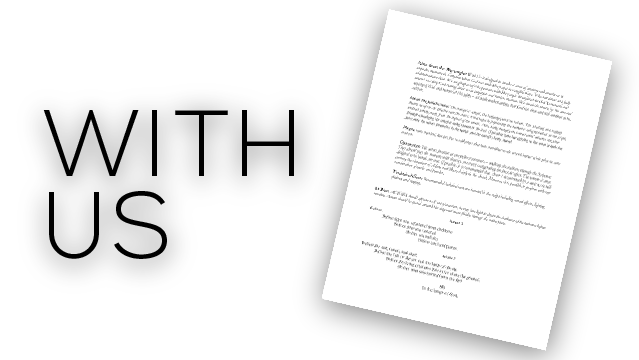 "With Us" Script