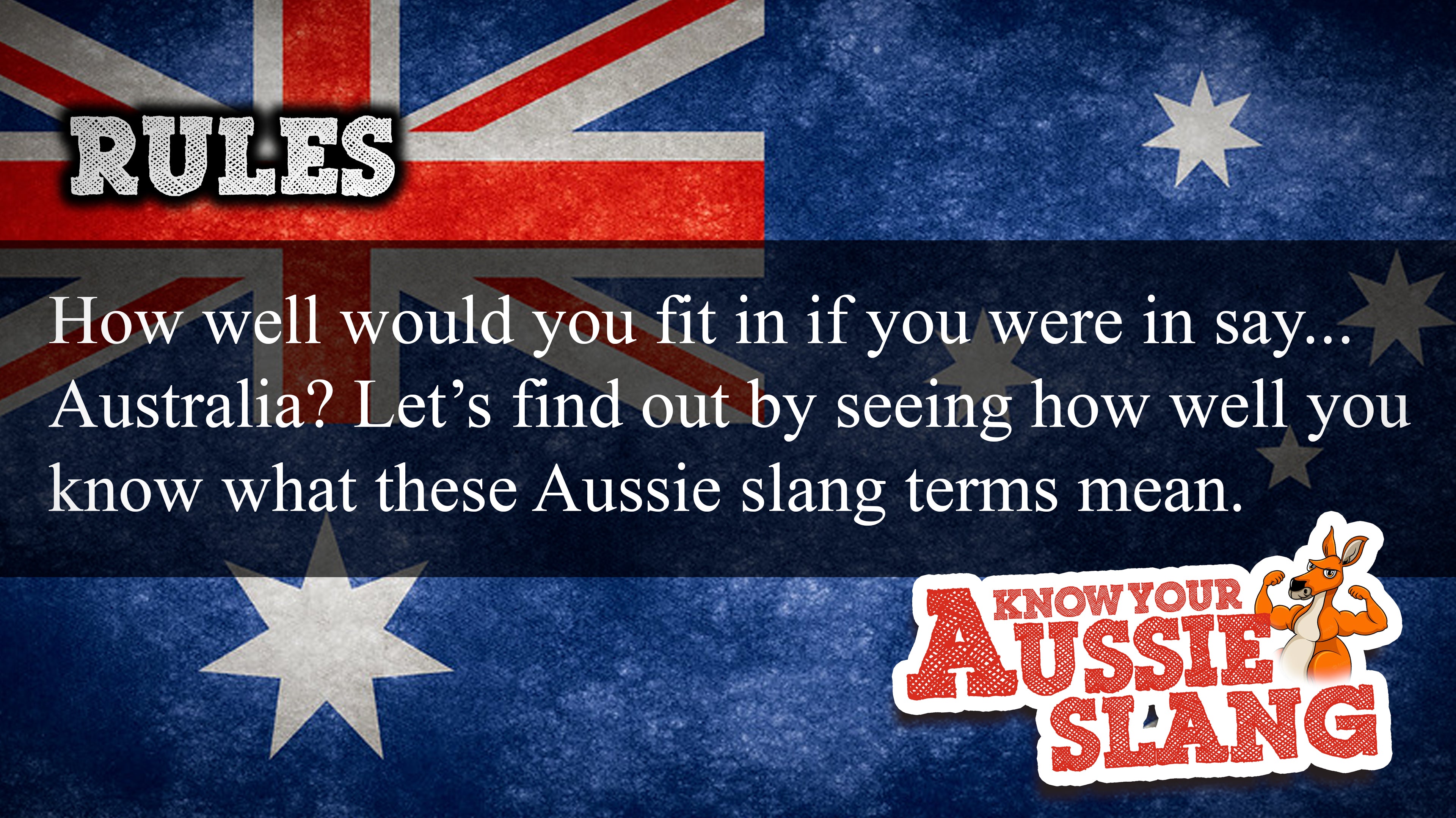Know Your Aussie Slang