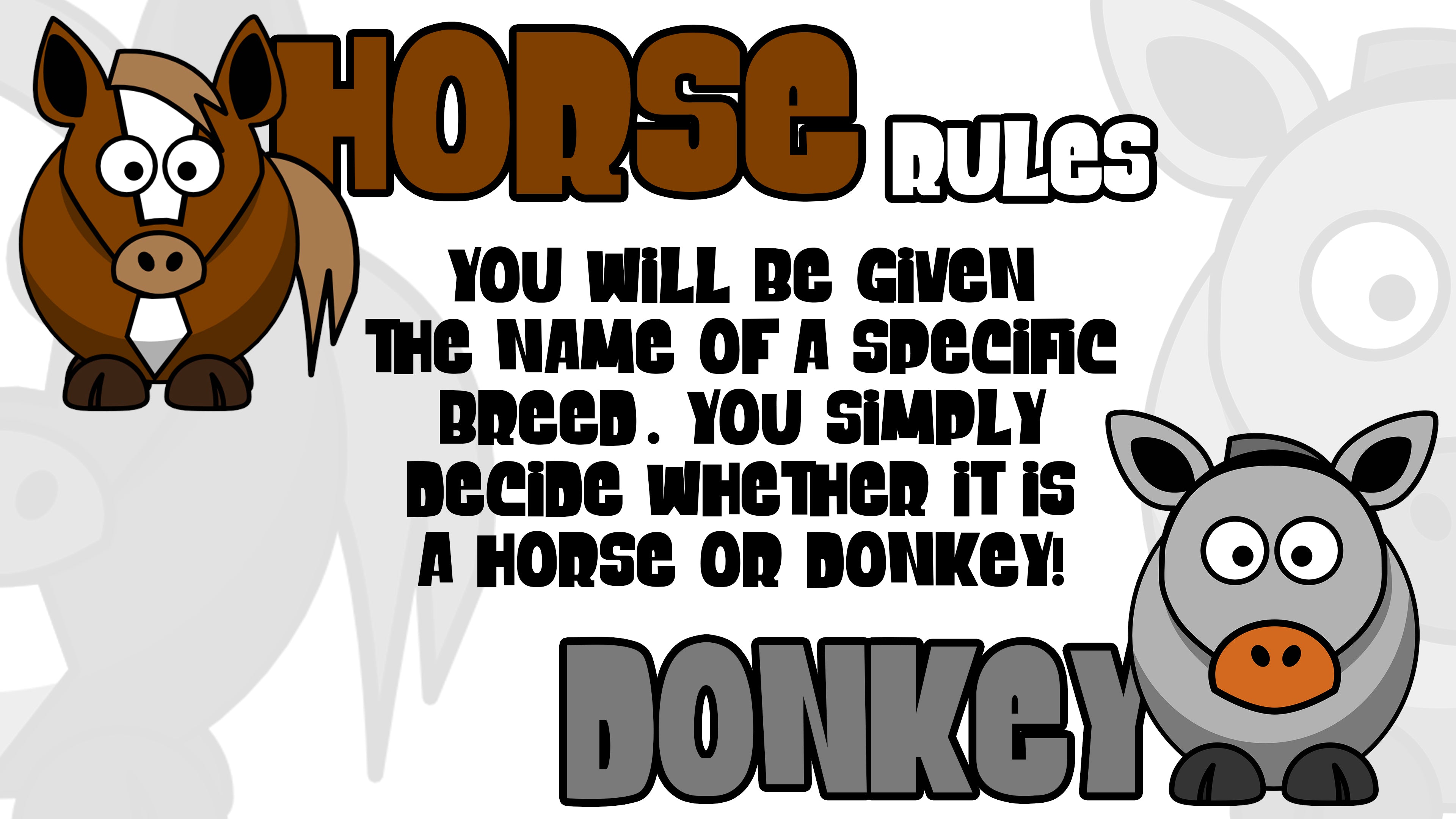 Horse or Donkey