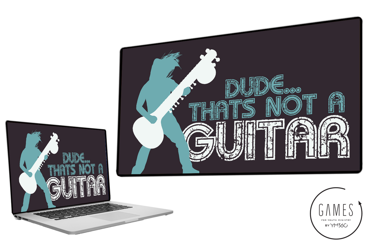 Dude... That's Not a Guitar — YM360, image size:1200x784