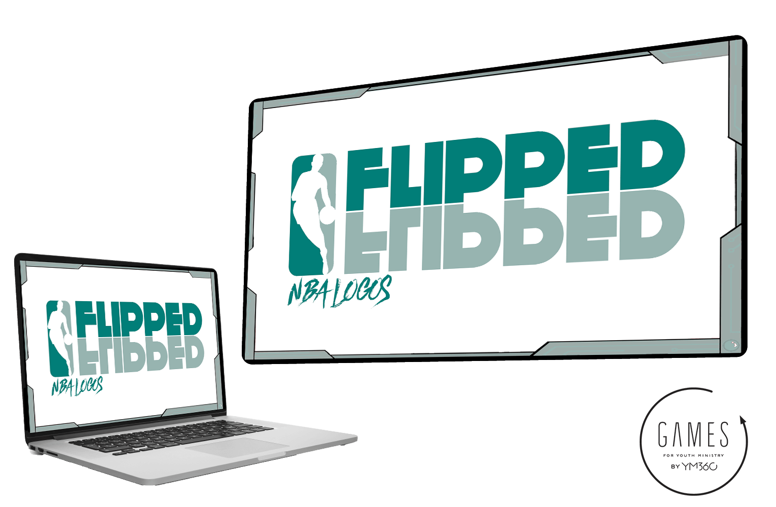 Flipped: NBA Logos — YM360