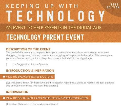 Technology Parenting Conference (Kids Edition)
