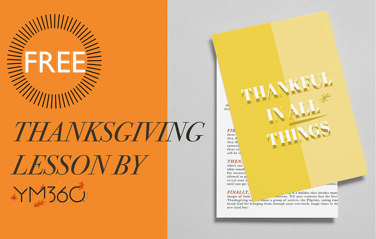 Free Thanksgiving Lesson | Thankful In All Things — YM360