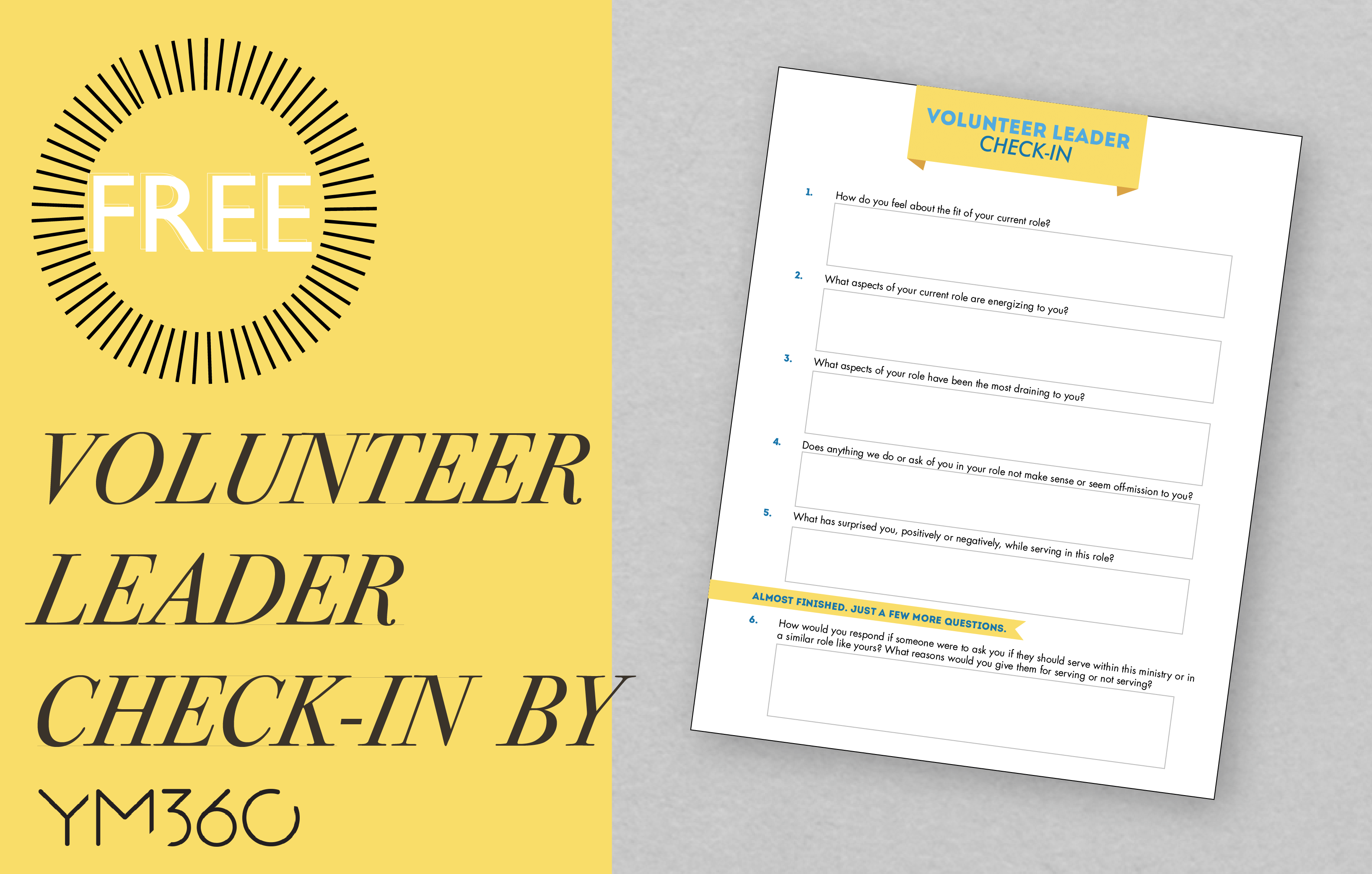 Volunteer Leader "Check-In" Questionnaire