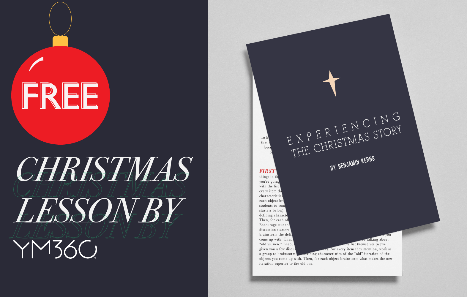 Free Christmas Lesson | Experiencing the Christmas Story